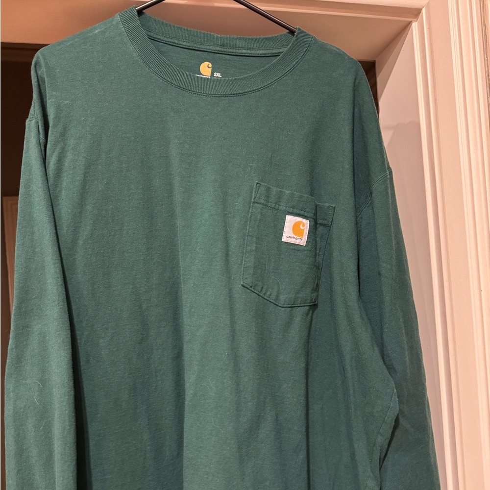 Carhartt Forest Green Original Fit Shirt
